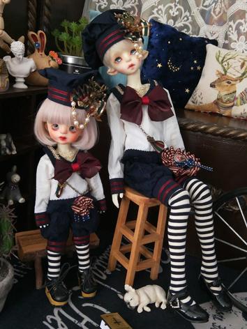 BJD Clothes Boy/Girl Sailor Suit for SD/MSD/YOSD Ball-jointed Doll