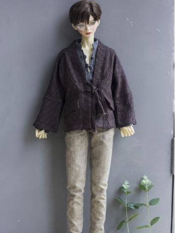 1/3 70cm Clothes Dark Green/Black Coat A253 for SD/70cm Size Ball-jointed Doll