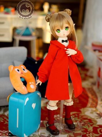1/4 MSD Clothes Girl Coat Warm Suit for MSD/MDD Size Ball-jointed Doll