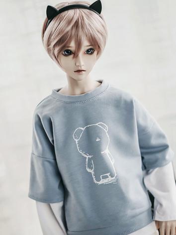 BJD Clothes Boy Pink/Blue T-shirt for SD13 Ball-jointed Doll