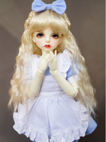 BJD Blue Doll Maid Dress Suit Clothes For MSD/YOSD Ball-jointed Doll