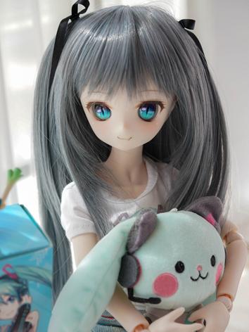 BJD Wig Girl Gray Hair for SD Size Ball-jointed Doll