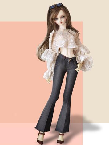Details about  / 1//6 1//4 1//3 BJD Clothes Doll Outfit Suspender Pants Trousers with Cat Tail BK//WH