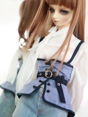 BJD Clothes Girl Shirt Bell-bottomed Pants Set for SD16 Size Ball-jointed Doll