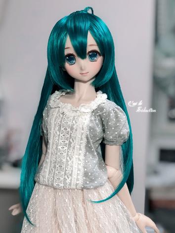 BJD Girl Wig Miku Hair for SD Size Ball-jointed Doll