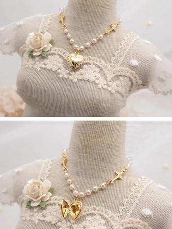 BJD Accessaries Decoration Heart Necklace for SD/MSD Ball-jointed doll
