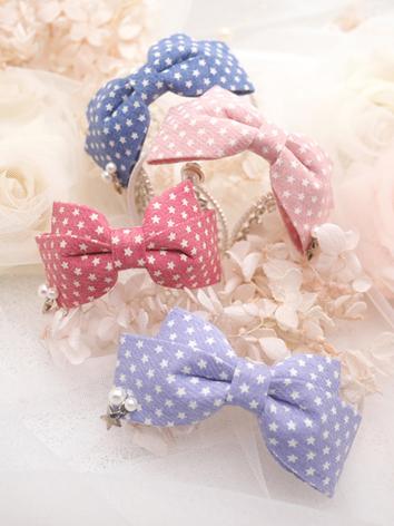 BJD Hair Decoration Blue/Pink Sweet Hairpin Hairband Stick for SD/MSD/YOSD Ball-jointed doll
