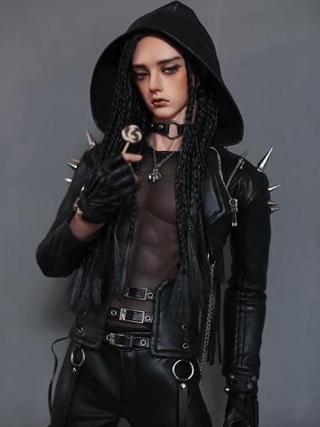 BJD Clothes Boy Black Punk Set for SD/SD17/70CM/SOOM ID72/IP HID size Ball-jointed Doll