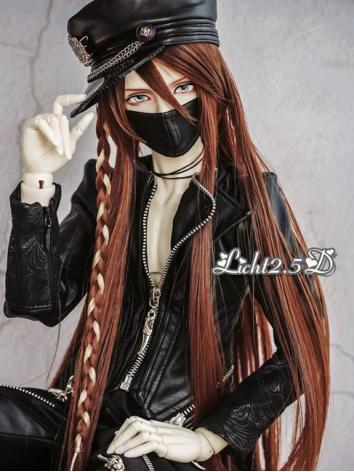 BJD Wig Boy Light Brown/Dark Brown Long Hair [-NO.73-] for SD/70cm Size Ball-jointed Doll