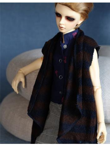 BJD Clothes Boy Striped Woollen Vest Fit for SD17/ 70CM Ball-jointed Doll
