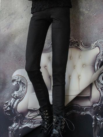 BJD Clothes Boy Black Slim Stretch Pants Trouers for SD/MSD/70CM Ball-jointed Doll