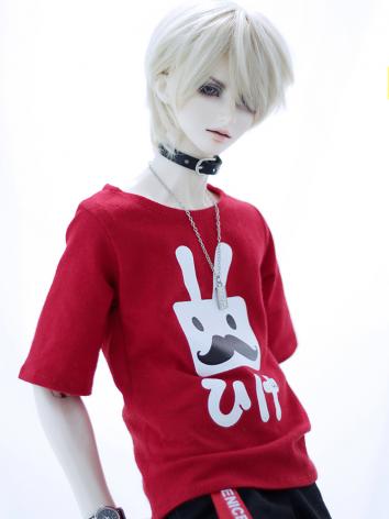 BJD Clothes Red T-shirt Rabit for MSD/SD/70CM Ball-jointed Doll