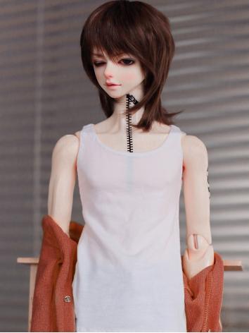 BJD Clothes Boy Vest Black/White for MSD/SD/70CM Ball-jointed Doll