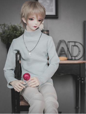 BJD Clothes Boy High Collar T-shirt for SD/70CM Ball-jointed Doll