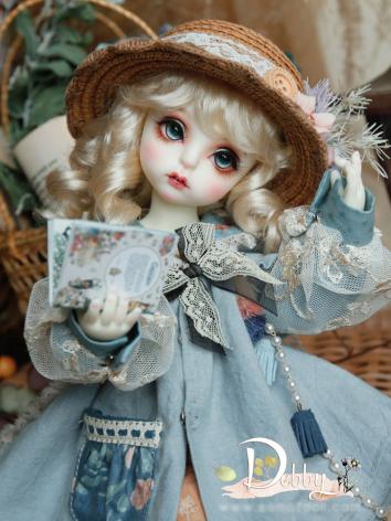 BJD Clothes Girl Blue Suit Debby Outifit for YOSD Size Ball-jointed Doll