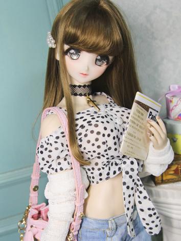 1/3 1/4 Girl Short Top for SD/DD/MSD Size Ball-jointed Doll