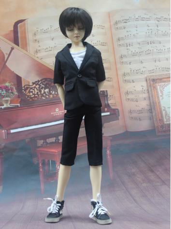 BJD Clothes Black Summer suit for MSD/SD/70cm Ball-jointed Doll