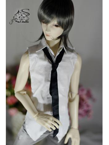 BJD Clothes White Sleeveless Shirt for MSD/SD/70CM size Ball-jointed Doll
