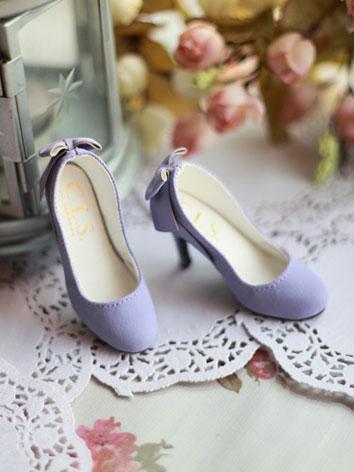 Bjd 1/3 Girl Shoes Light Purple High-heels for SD16/SDGR/SD10/SD13 Size Ball-jointed Doll