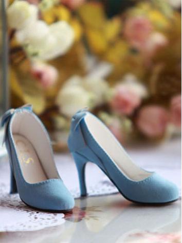 Bjd 1/3 Girl Shoes Skyblue High-heels for SD16/SDGR/SD10/SD13 Size Ball-jointed Doll