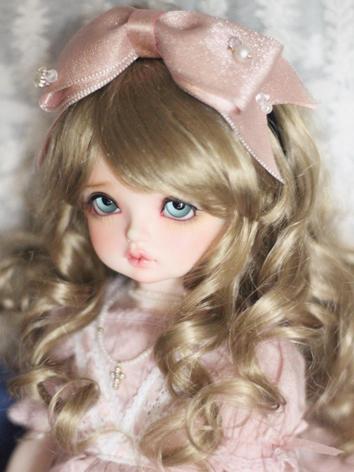 BJD Hair Decoration Pink Bow Hairband Hairstick for SD Ball-jointed doll
