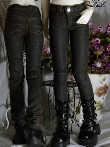 BJD Clothes Black Gray Jeans for MSD/SD/70CM size Ball-jointed Doll