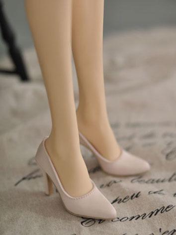 Bjd Girl Office Lady Nude High-heel Shoes for SD16/SDGR/SD10/SD13 Girl Ball-jointed Doll