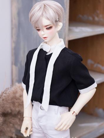 BJD Clothes Boy Black Shirt for SD17 Ball-jointed Doll