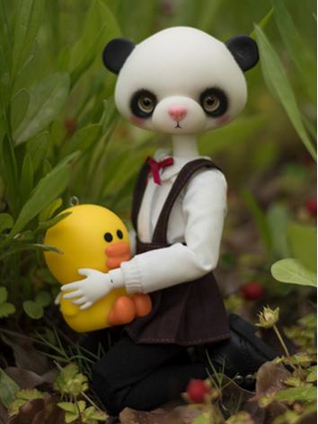 BJD Girl Panda 27cm Girl Ball-jointed doll