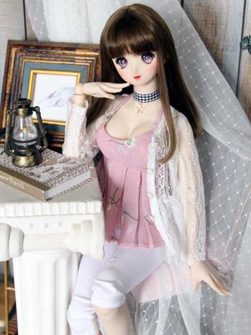1/3 1/4 Girl Vest+Cardigan for SD/DD/MSD Size Ball-jointed Doll