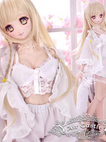 BJD Clothes SD/DD Girl White/Black Lace Set for Ball-jointed Doll