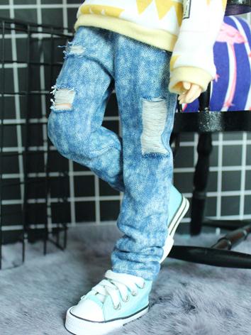 BJD Clothes Girl/Boy Jeans Trousers for YOSD/MSD Ball-jointed Doll