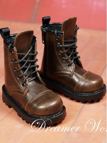 BJD 70cm 1/3 1/4 Shoes Boy Brown Shoes for SD/MSD Ball-jointed Doll