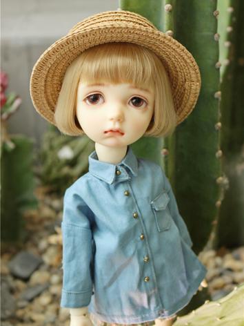 BJD Clothes 1/6 Girl/Boy White/Blue/Yellow/Pink/Red/Green Shirt for YOSD Ball-jointed Doll