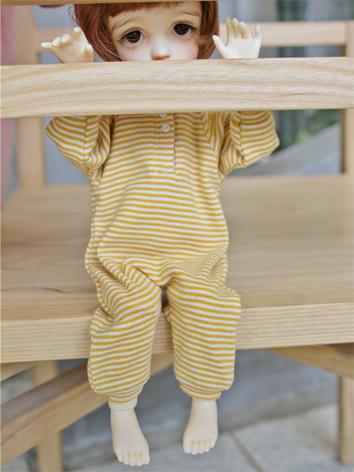 BJD Clothes 1/6 Girl/Boy Mint/Yellow/Pink Jumpsuit Pajama for YOSD Ball-jointed Doll