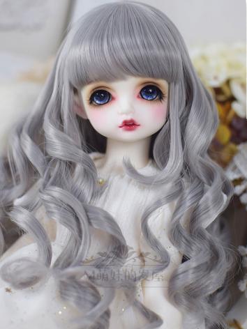 BJD Wig Girl Curly Hair for SD/MSD/YOSD Size Ball-jointed Doll