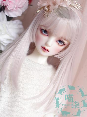 BJD Wig Boy/Girl Light Pink/Chocolate Hair for SD/MSD/YSD Size Ball-jointed Doll
