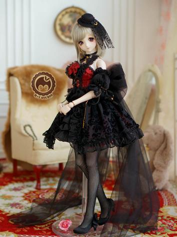 1/3 SD DD Clothes Girl Gothic Dress for SD/DD Size Ball-jointed Doll