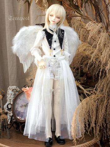 BJD Clothes Boy BJD Clothes White Set for SD17/70cm Ball-jointed Doll