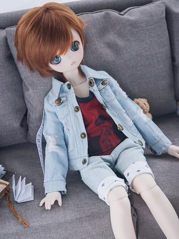BJD Clothes Boy/Girl Jeans Jacket Coat for MSD/DSD Ball-jointed Doll