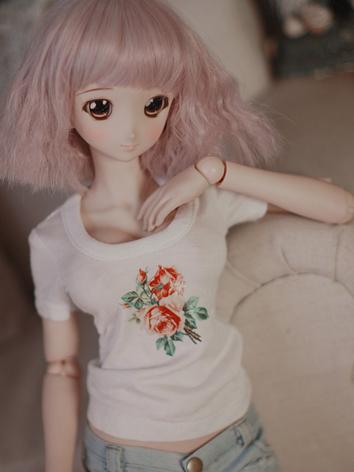 BJD Clothes White Daily Shirt for SD/MSD/DDL/DDDY Ball-jointed Doll