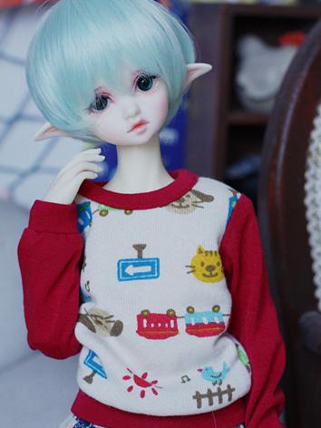 BJD Clothes Girl/Boy Daily T-Shirt for SD/MSD/YOSD Ball-jointed Doll