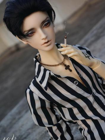 BJD Clothes Boy Striped Shirt for SD/MSD/70cm Ball-jointed Doll