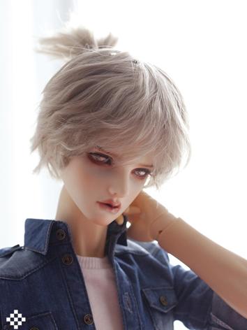 1/3 Wig 8-9inch Boy Flaxen Short Hair F07 for SD/70cm Size Ball-jointed Doll