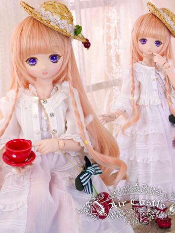 BJD Clothes MSD/MDD Girl White Dress Set Suit Ball-jointed Doll