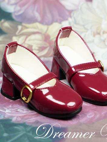 BJD 1/3 Shoes Girl White/Red/Black Shoes for SD Ball-jointed Doll