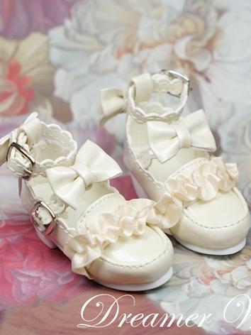 BJD 1/3 Shoes Girl White/Beige/Red/Black/Brown Lolita Shoes for SD/MSD Ball-jointed Doll