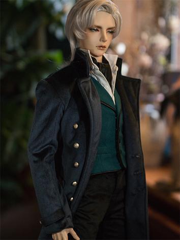 BJD Clothes Boy Gray/Dark Blue Windcoat Suit for SD17/70CM/75CM/80CM Ball-jointed Doll
