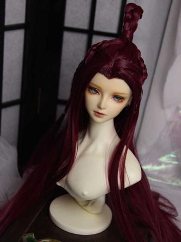 BJD Wig Boy/Girl Wine Ancient Styled Wig Hair for SD Size Ball-jointed Doll