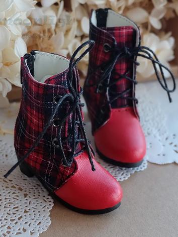 BJD 1/4 Shoes Girl Short Boots Shoes for MSD Size Ball-jointed Doll